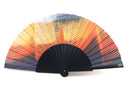 Khu Khu Kingfisher Hand-fan, from the Painted Pleasures Hand-fan Collection - Chic, colourful, and cool hand-fans