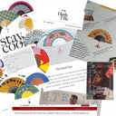 Cool Cats Hand Fan Collection by Khu Khu. Handmade wooden Spanish folding fans