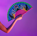 Khu Khu Rising Sun Hand-fan, from the Breath of Life Hand-fan Collection - Magical, ancient-Egyptian inspired hand-fans