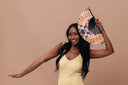 Mighty Monarch Hand Fan by Khu Khu. Handmade wooden Spanish folding fan