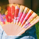 Khu Khu A Fan for all Seasons Hand-fan Collection - Hand-fans bursting with blooming flowers