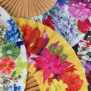 Khu Khu A Fan for all Seasons Hand-fan Collection - Hand-fans bursting with blooming flowers