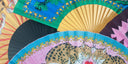 Khu Khu Cool Cats Hand-fan Collection - Rich and vibrant, vintage Indian-feel hand-fans