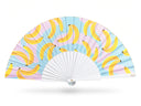 Khu Khu Banana Boomerang Hand-fan, from the Fruit Wave Hand-fan Collection - Bold, vibrant and juicy hand-fans