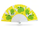 Khu Khu Lick of Lime Hand-fan, from the Fruit Wave Hand-fan Collection - Bold, vibrant and juicy hand-fans