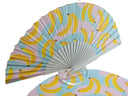 Khu Khu Banana Boomerang Hand-fan, from the Fruit Wave Hand-fan Collection - Bold, vibrant and juicy hand-fans