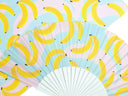 Khu Khu Banana Boomerang Hand-fan, from the Fruit Wave Hand-fan Collection - Bold, vibrant and juicy hand-fans