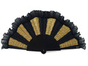 Khu Khu Moulin d'Or Hand-fan, from the Moulin Rouge Hand-fan Collection - Fantastique hand-fans that you can-can.