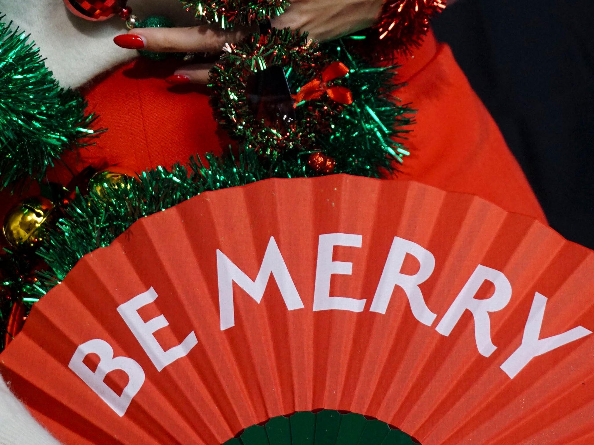 Be Merry Hand-fan