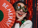 Khu Khu Be Merry Hand-fan, from the Statement Hand-fan Collection - The definitive statement accessory