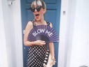 Khu Khu Blow Me Hand-fan, from the Statement Hand-fan Collection - The definitive statement accessory
