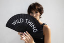 Khu Khu Wild Thing Hand-fan, from the Statement Hand-fan Collection - The definitive statement accessory