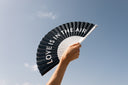 Khu Khu Love is in the Air Hand-fan, from the Statement Hand-fan Collection - The definitive statement accessory