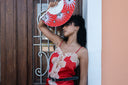 Khu Khu Texan Star Hand-fan, from the Wild is the Wind Hand-fan Collection - Sparkling, rhinestone cowboy inspired hand-fans