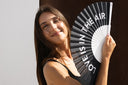 Khu Khu Love is in the Air Hand-fan, from the Statement Hand-fan Collection - The definitive statement accessory