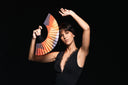 Khu Khu Kingfisher Hand-fan, from the Painted Pleasures Hand-fan Collection - Chic, colourful, and cool hand-fans