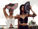 Khu Khu Let's Dance Hand-fan, from the Statement Hand-fan Collection - The definitive statement accessory