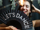 Khu Khu Let's Dance hand-fan, from the Statement Hand-fan Collection - The definitive statement accessory