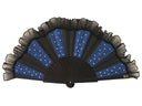 Khu Khu Moulin Bleu Hand-fan, from the Moulin Rouge Hand-fan Collection - Fantastique hand-fans that you can-can.
