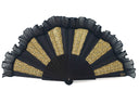 Khu Khu Moulin d'Or Hand-fan, from the Moulin Rouge Hand-fan Collection - Fantastique hand-fans that you can-can.