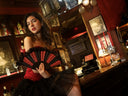 Khu Khu Moulin Rouge Hand-fan, from the Moulin Rouge Hand-fan Collection - Fantastique hand-fans that you can-can.