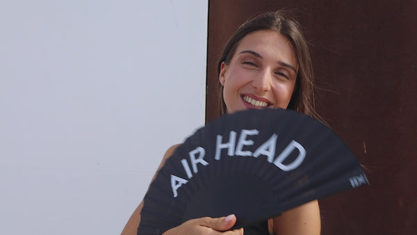Khu Khu Air Head Hand-fan, from the Statement Hand-fan Collection - The definitive statement accessory