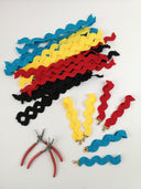Khu Khu Love Birds Hand-fan Collection - Brazilian-inspired hand-fans influenced by vintage postcards and stamps
