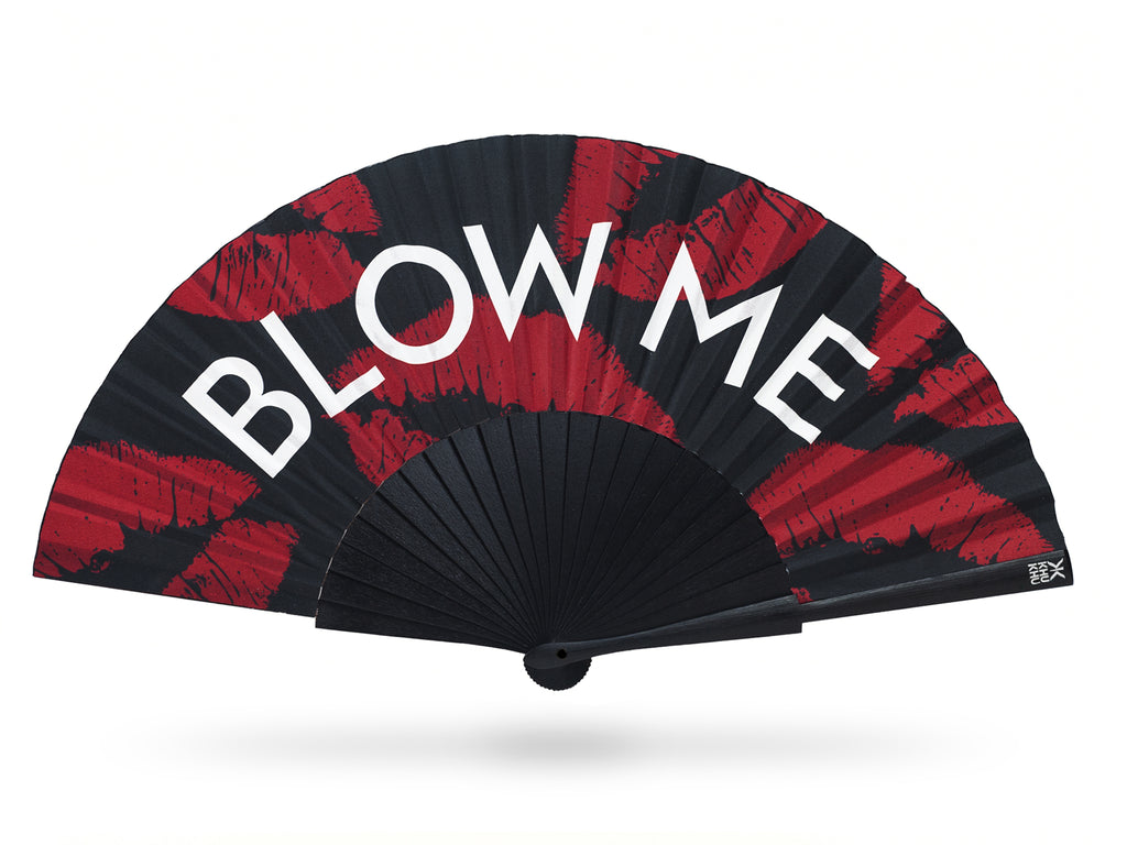 Blow Me 'Kisses' Hand-fan