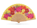 Khu Khu Autumn Hand-fan, from the Fan for all Seasons Hand-fan Collection - Hand-fans bursting with blooming flowers