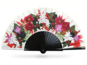 Khu Khu Winter Hand-fan, from the Fan for all Seasons Hand-fan Collection - Hand-fans bursting with blooming flowers