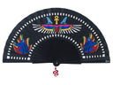 Khu Khu Eternal Flame Hand-fan, from the Breath of Life Hand-fan Collection - Magical, ancient-Egyptian inspired hand-fans