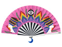 Khu Khu Nefertiti Sky Hand-fan, from the Breath of Life Hand-fan Collection - Magical, ancient-Egyptian inspired hand-fans