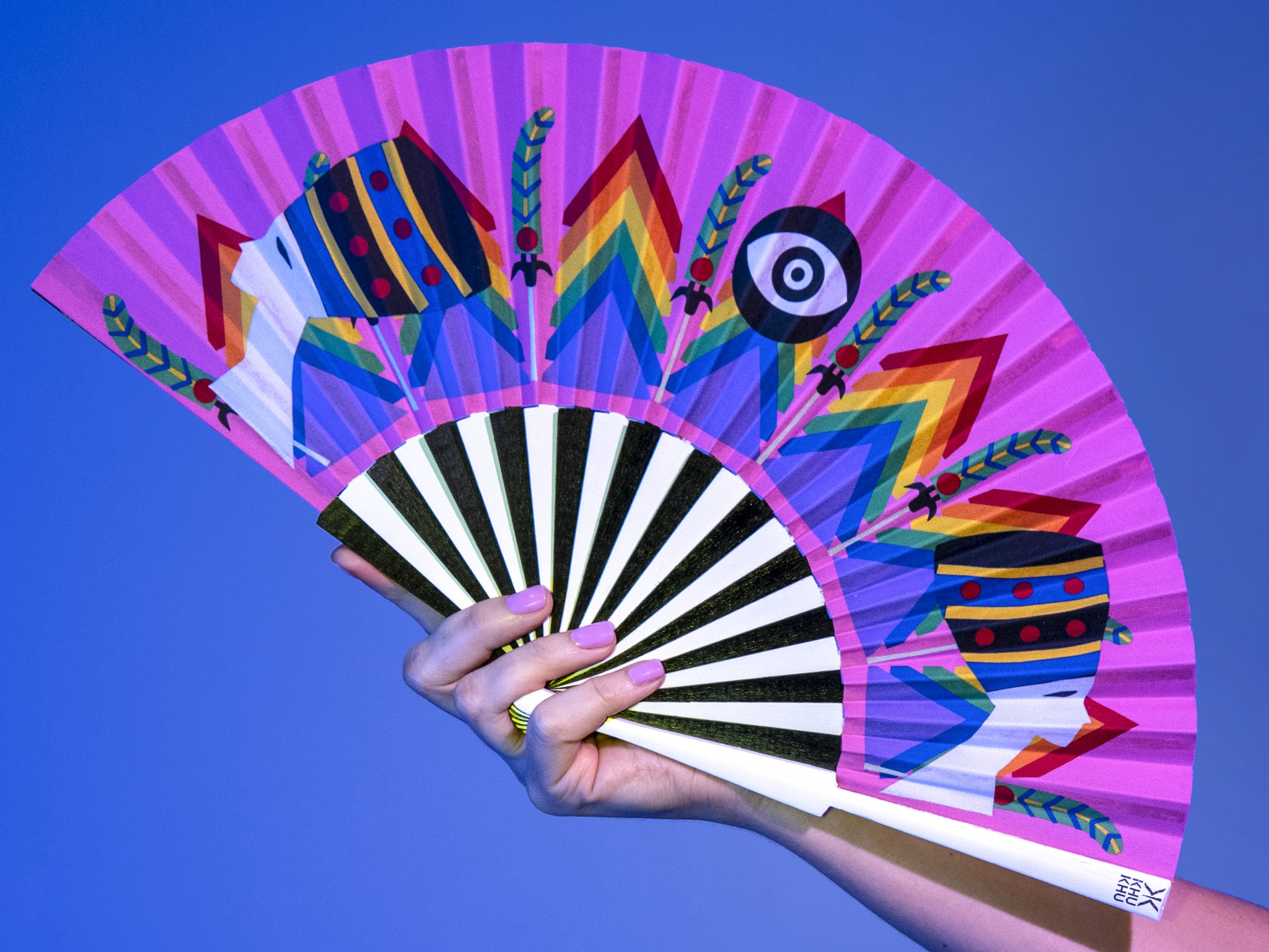 Nefertiti Sky Hand-fan