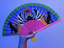 Khu Khu Rising Sun Hand-fan, from the Breath of Life Hand-fan Collection - Magical, ancient-Egyptian inspired hand-fans